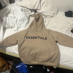 Essentials Fear of God pullover knit hoodie
